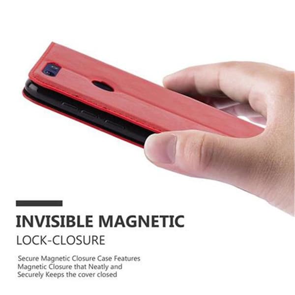 Honor 8 / 8 PREMIUM Fodral Skal Plånboksfodral Case med magnetisk stängning, ståfunktion och kortficka