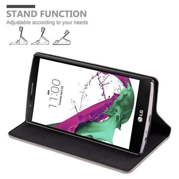LG G4 / G4 PLUS Suojakotelo Suojakuori Lompakkokotelo Matkapuhelinkotelo jossa magneettisuljenta, jalusta-toiminto ja korttitasku