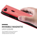 Miniatyrbilde 5 av 6: Lommebokdeksel til Honor 8 PRO Deksel med magnetisk lukking, stativfunksjon og kortlomme