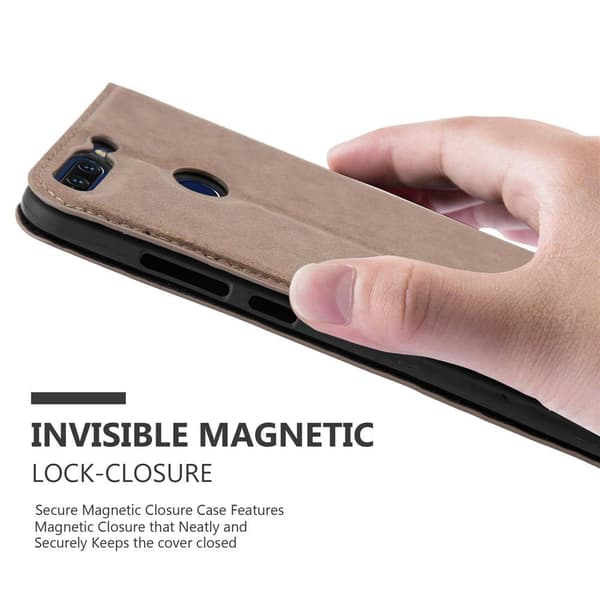Lommebokdeksel til Honor 8 PRO Deksel med magnetisk lukking, stativfunksjon og kortlomme