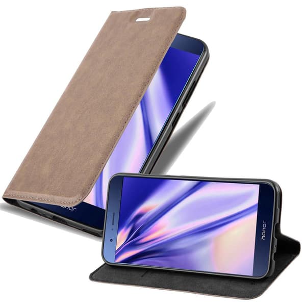 Lommebokdeksel til Honor 8 PRO Deksel med magnetisk lukking, stativfunksjon og kortlomme
