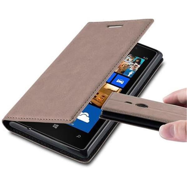 Nokia Lumia 925 Suojakotelo Suojakuori Lompakkokotelo Matkapuhelinkotelo jossa magneettisuljenta, jalusta-toiminto ja korttitasku