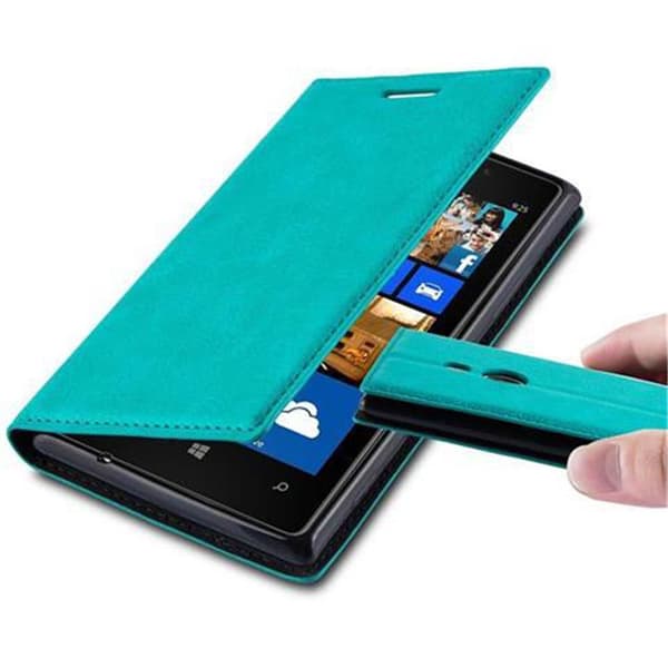 Nokia Lumia 925 Suojakotelo Suojakuori Lompakkokotelo Matkapuhelinkotelo jossa magneettisuljenta, jalusta-toiminto ja korttitasku