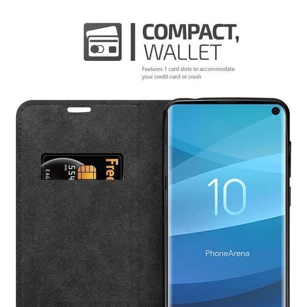 Samsung Galaxy S10 4G Suojakotelo Suojakuori Lompakkokotelo Matkapuhelinkotelo jossa magneettisuljenta, jalusta-toiminto ja korttitasku