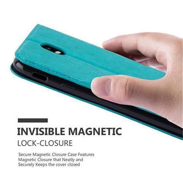 Lommebokdeksel til Samsung Galaxy J7 2017 Deksel med magnetisk lukking, stativfunksjon og kortlomme