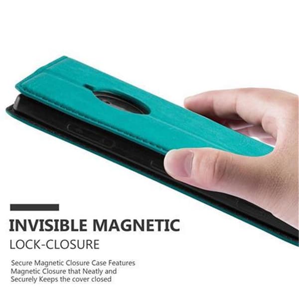 Lommebokdeksel til Nokia Lumia 830 Deksel med magnetisk lukking, stativfunksjon og kortlomme
