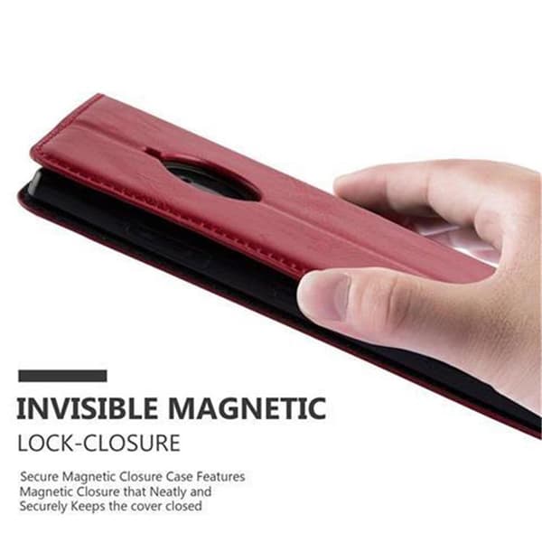 Lommebokdeksel til Nokia Lumia 830 Deksel med magnetisk lukking, stativfunksjon og kortlomme