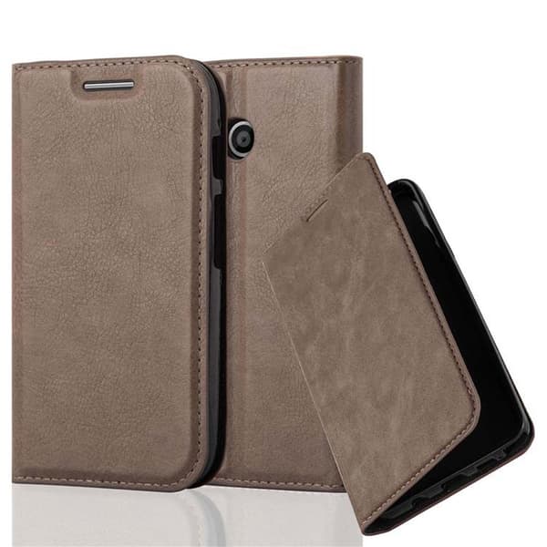 Motorola MOTO E1 Cover Etui Case () KAFFE BRUN