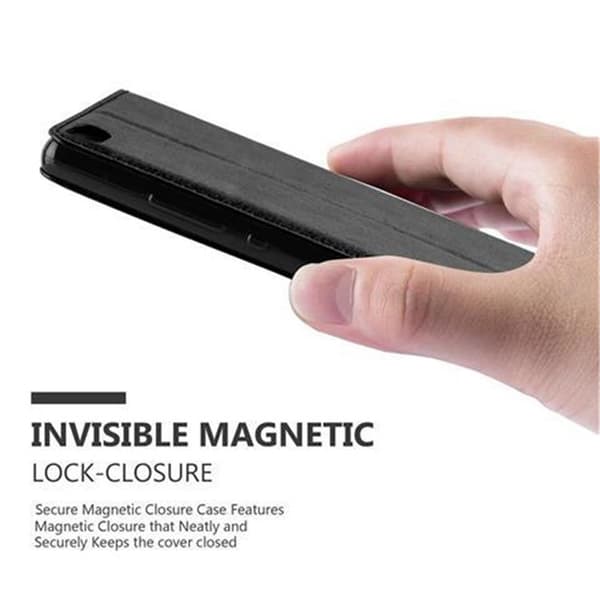 Huawei P8 Suojakotelo Suojakuori Lompakkokotelo Matkapuhelinkotelo jossa magneettisuljenta, jalusta-toiminto ja korttitasku