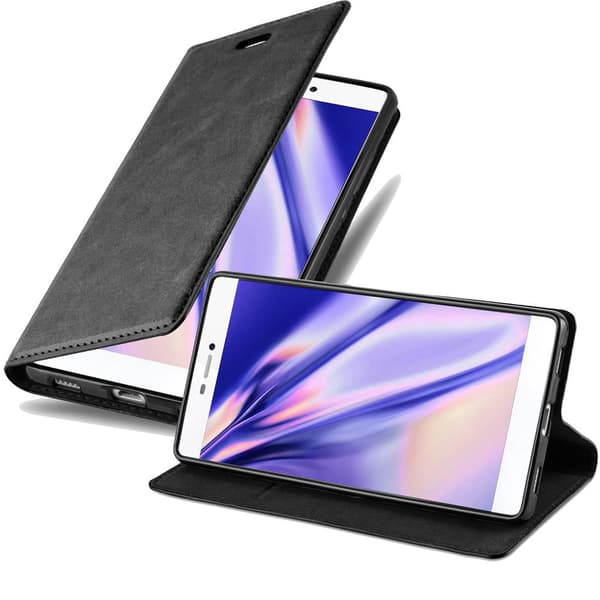 Huawei P8 Suojakotelo Suojakuori Lompakkokotelo Matkapuhelinkotelo jossa magneettisuljenta, jalusta-toiminto ja korttitasku