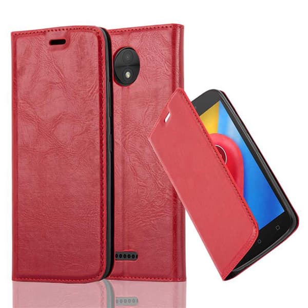 Motorola MOTO C Fodral Skal Plånboksfodral Case med magnetisk stängning, ståfunktion och kortficka