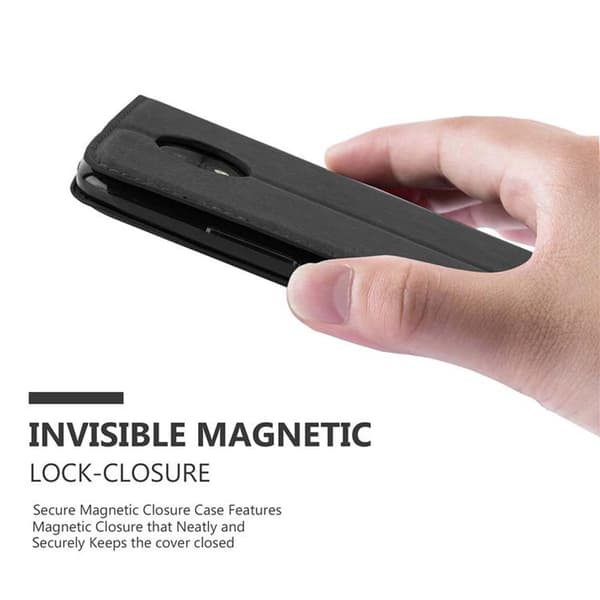 Motorola MOTO C Fodral Skal Plånboksfodral Case med magnetisk stängning, ståfunktion och kortficka