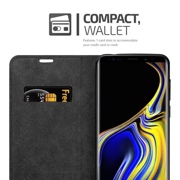 Samsung Galaxy NOTE 9 Fodral Skal Plånboksfodral Case med magnetisk stängning, ståfunktion och kortficka
