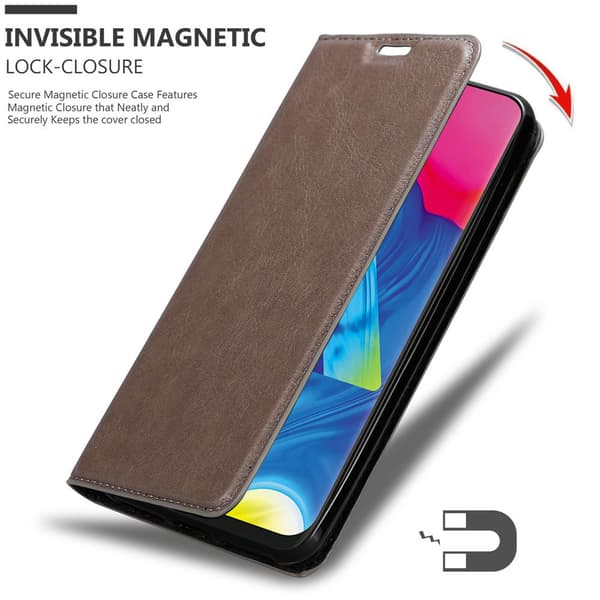 Lommebokdeksel til Samsung Galaxy A10 / M10 Deksel med magnetisk lukking, stativfunksjon og kortlomme