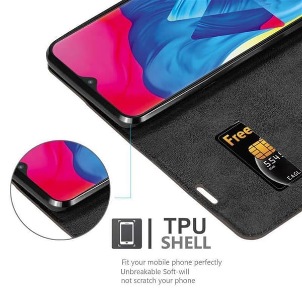 Lommebokdeksel til Samsung Galaxy A10 / M10 Deksel med magnetisk lukking, stativfunksjon og kortlomme