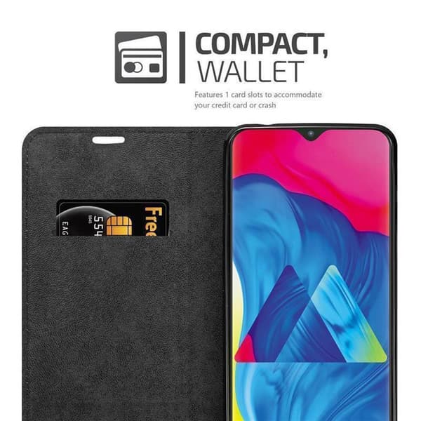 Lommebokdeksel til Samsung Galaxy A10 / M10 Deksel med magnetisk lukking, stativfunksjon og kortlomme