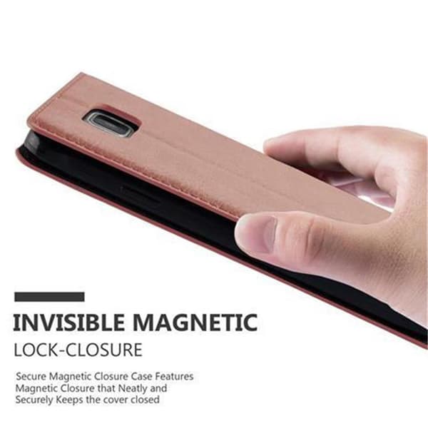 Samsung Galaxy ALPHA Fodral Skal Plånboksfodral Case med magnetisk stängning, ståfunktion och kortficka