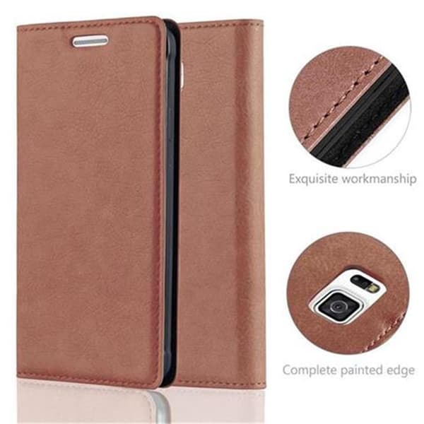 Samsung Galaxy ALPHA Fodral Skal Plånboksfodral Case med magnetisk stängning, ståfunktion och kortficka