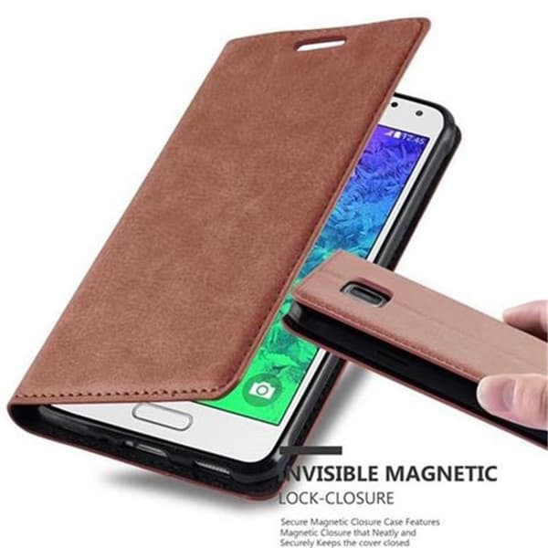 Samsung Galaxy ALPHA Fodral Skal Plånboksfodral Case med magnetisk stängning, ståfunktion och kortficka