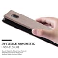 Miniatyrbild 6 av 6: Samsung Galaxy ALPHA Fodral Skal Plånboksfodral Case med magnetisk stängning, ståfunktion och kortficka