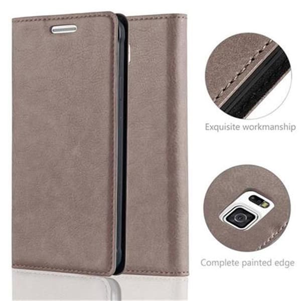 Samsung Galaxy ALPHA Fodral Skal Plånboksfodral Case med magnetisk stängning, ståfunktion och kortficka
