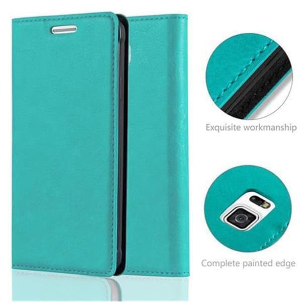 Samsung Galaxy ALPHA Fodral Skal Plånboksfodral Case med magnetisk stängning, ståfunktion och kortficka