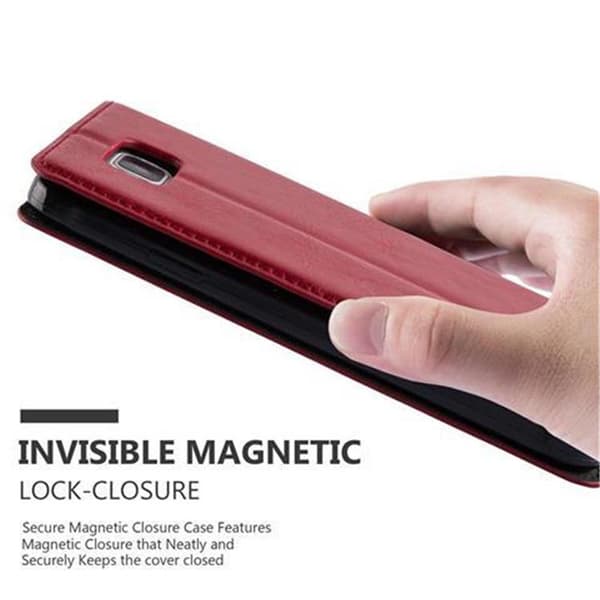 Samsung Galaxy ALPHA Fodral Skal Plånboksfodral Case med magnetisk stängning, ståfunktion och kortficka