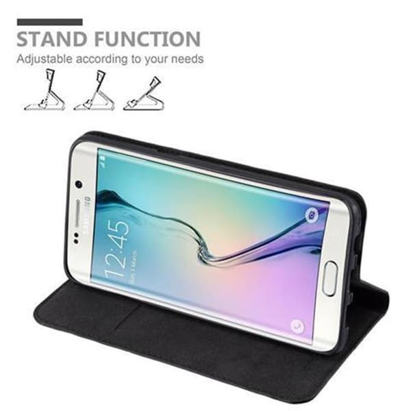 Samsung Galaxy S6 EDGE PLUS Suojakotelo Suojakuori Lompakkokotelo Matkapuhelinkotelo jossa magneettisuljenta, jalusta-toiminto ja korttitasku