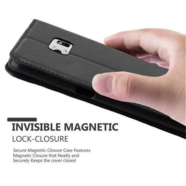 Samsung Galaxy S6 EDGE PLUS Suojakotelo Suojakuori Lompakkokotelo Matkapuhelinkotelo jossa magneettisuljenta, jalusta-toiminto ja korttitasku