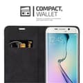 Pikkukuva 7 / 7: Samsung Galaxy S6 EDGE PLUS Suojakotelo Suojakuori Lompakkokotelo Matkapuhelinkotelo jossa magneettisuljenta, jalusta-toiminto ja korttitasku