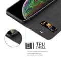 Miniatyrbild 4 av 7: iPhone XS MAX Fodral Skal Plånboksfodral Case med magnetisk stängning, ståfunktion och kortficka