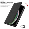 Miniatyrbild 10 av 11: iPhone XS MAX Fodral Skal Plånboksfodral Case med magnetisk stängning, ståfunktion och kortficka