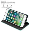 Miniatyrbild 5 av 6: iPhone 7 PLUS / 7S PLUS / 8 PLUS Fodral Skal Plånboksfodral Case med magnetisk stängning, ståfunktion och kortficka