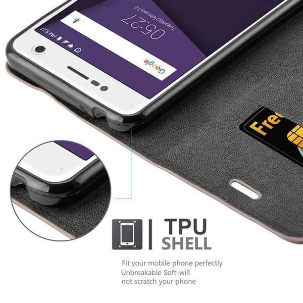 ZTE Blade V8 Fodral Skal Plånboksfodral Case med magnetisk stängning, ståfunktion och kortficka