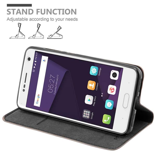 ZTE Blade V8 Fodral Skal Plånboksfodral Case med magnetisk stängning, ståfunktion och kortficka