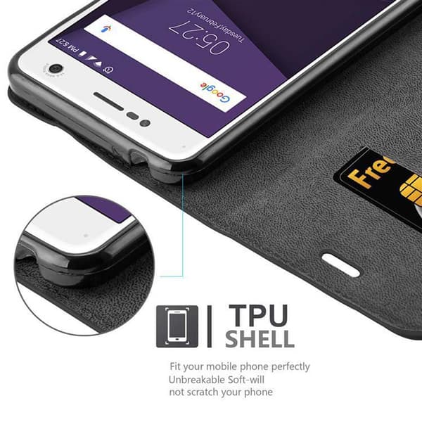 ZTE Blade V8 Fodral Skal Plånboksfodral Case med magnetisk stängning, ståfunktion och kortficka