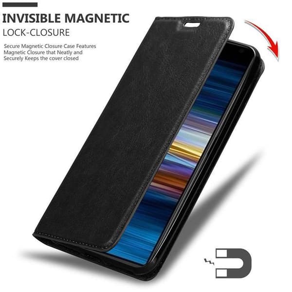 Sony Xperia 10 PLUS Fodral Skal Plånboksfodral Case med magnetisk stängning, ståfunktion och kortficka