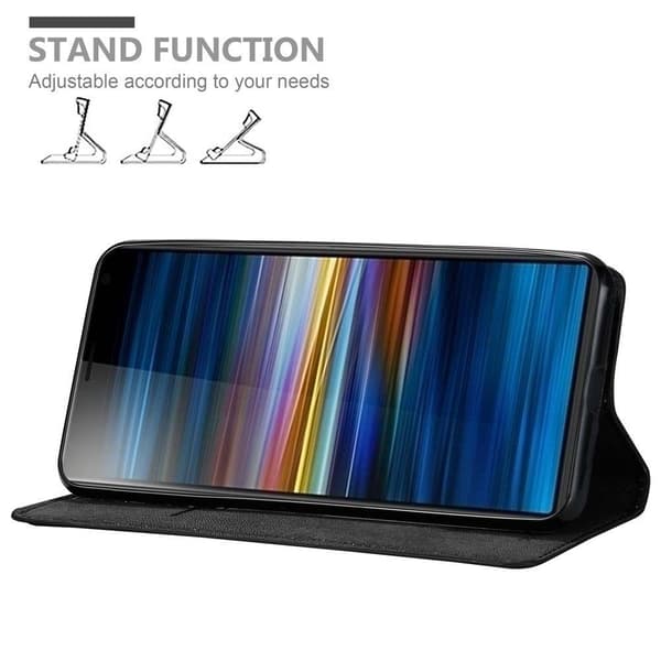 Sony Xperia 10 PLUS Fodral Skal Plånboksfodral Case med magnetisk stängning, ståfunktion och kortficka