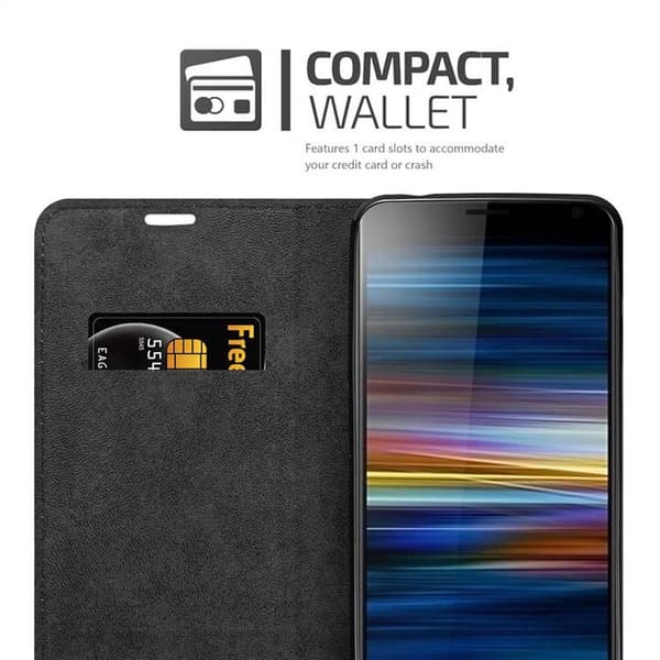 Sony Xperia 10 PLUS Fodral Skal Plånboksfodral Case med magnetisk stängning, ståfunktion och kortficka