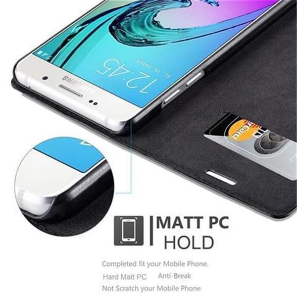 Lommebokdeksel til Samsung Galaxy A5 2016 Deksel med magnetisk lukking, stativfunksjon og kortlomme