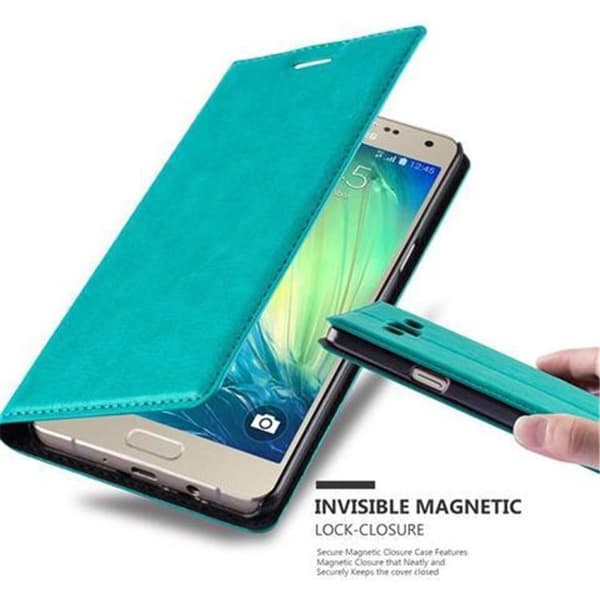 Samsung Galaxy A5 2015 Suojakotelo Suojakuori Lompakkokotelo Matkapuhelinkotelo jossa magneettisuljenta, jalusta-toiminto ja korttitasku