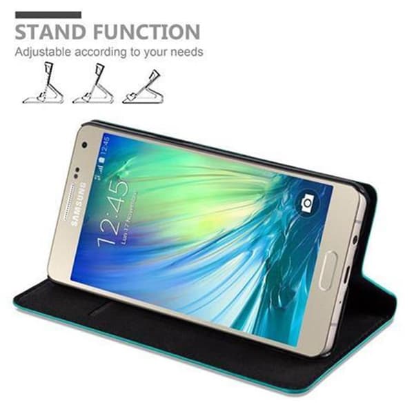 Samsung Galaxy A5 2015 Suojakotelo Suojakuori Lompakkokotelo Matkapuhelinkotelo jossa magneettisuljenta, jalusta-toiminto ja korttitasku