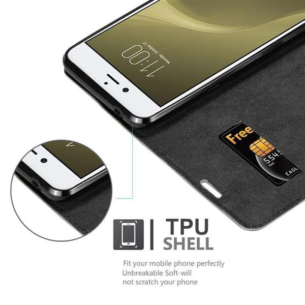 ZTE Nubia Z11 Fodral Skal Plånboksfodral Case med magnetisk stängning, ståfunktion och kortficka