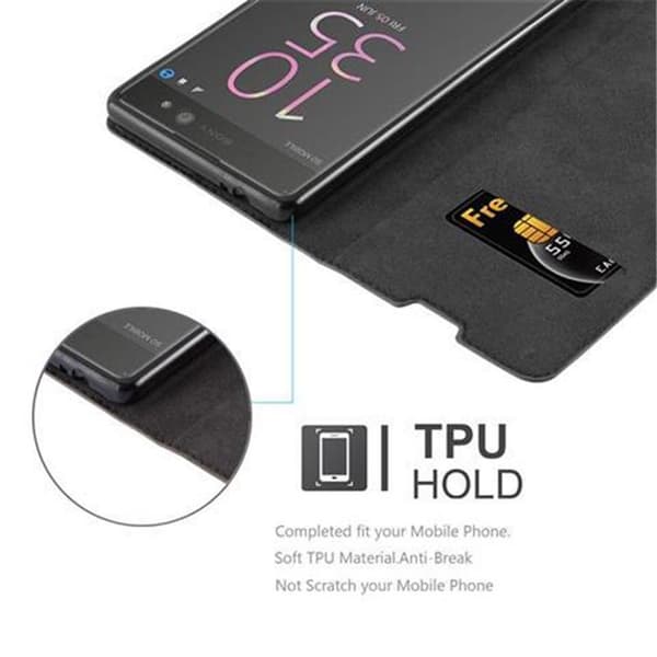 Sony Xperia XA ULTRA Suojakotelo Suojakuori Lompakkokotelo Matkapuhelinkotelo jossa magneettisuljenta, jalusta-toiminto ja korttitasku