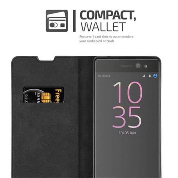 Sony Xperia XA ULTRA Suojakotelo Suojakuori Lompakkokotelo Matkapuhelinkotelo jossa magneettisuljenta, jalusta-toiminto ja korttitasku