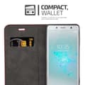 Miniatyrbilde 5 av 8: Lommebokdeksel til Sony Xperia XZ2 Deksel med magnetisk lukking, stativfunksjon og kortlomme