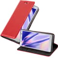 Miniatyrbilde 1 av 8: Lommebokdeksel til Sony Xperia XZ2 Deksel med magnetisk lukking, stativfunksjon og kortlomme