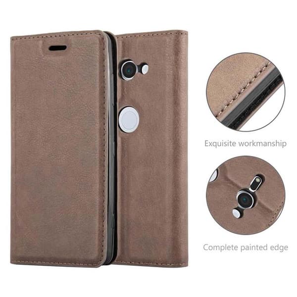 Sony Xperia XZ2 Fodral Skal Plånboksfodral Case med magnetisk stängning, ståfunktion och kortficka