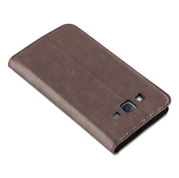 Samsung Galaxy J5 2015 Suojakotelo Suojakuori Lompakkokotelo Matkapuhelinkotelo jossa magneettisuljenta, jalusta-toiminto ja korttitasku