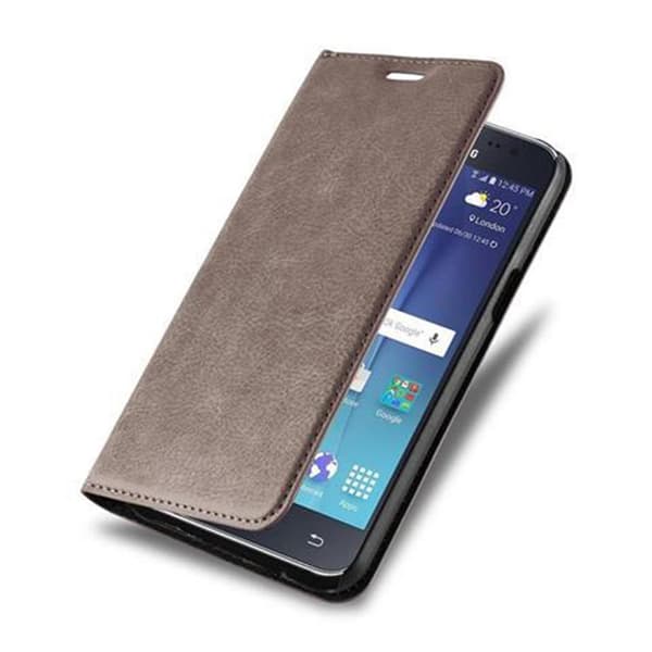 Samsung Galaxy J5 2015 Suojakotelo Suojakuori Lompakkokotelo Matkapuhelinkotelo jossa magneettisuljenta, jalusta-toiminto ja korttitasku